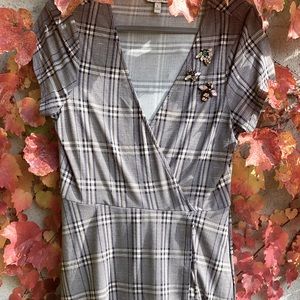 Plaid mini dress